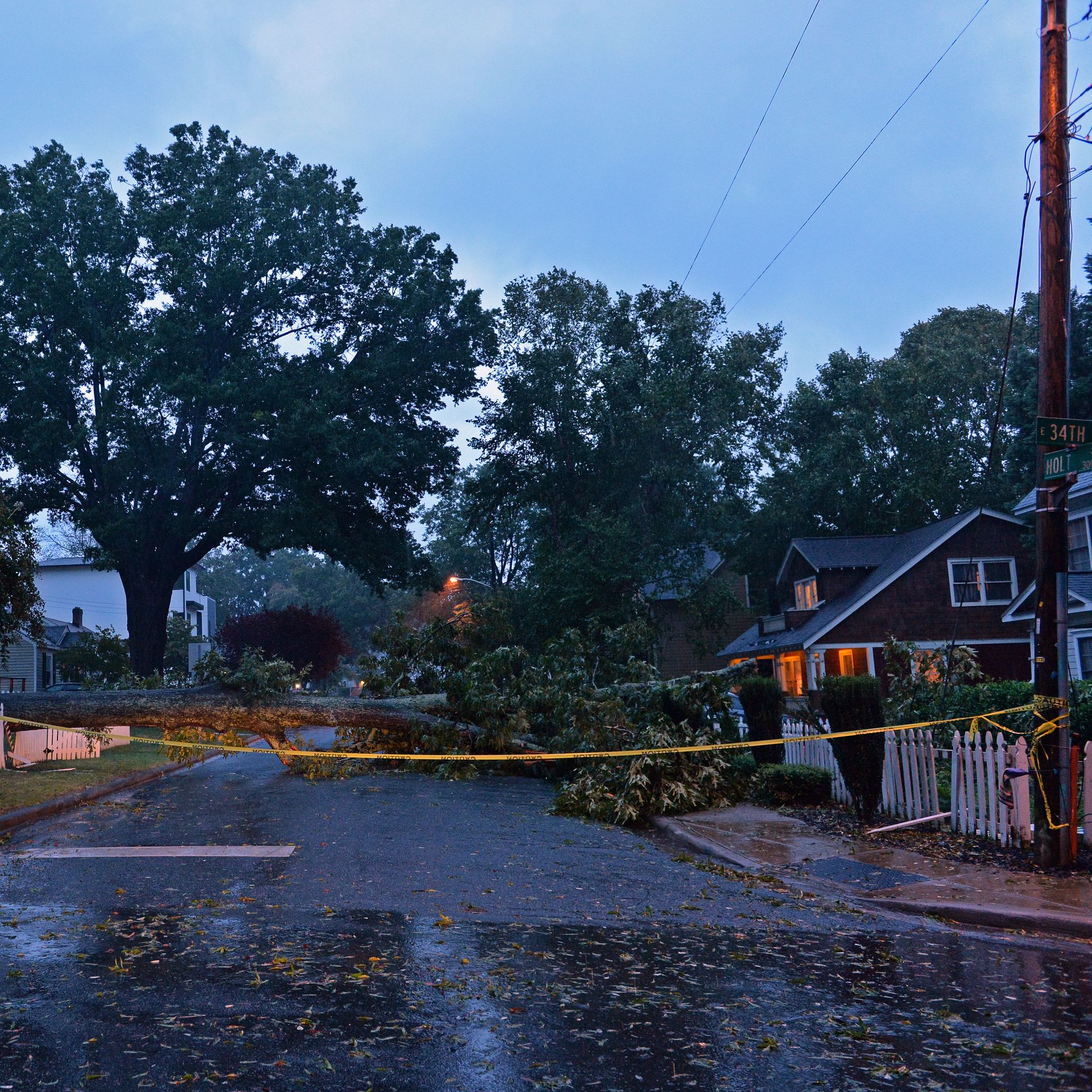 Massive power outage in Greensboro