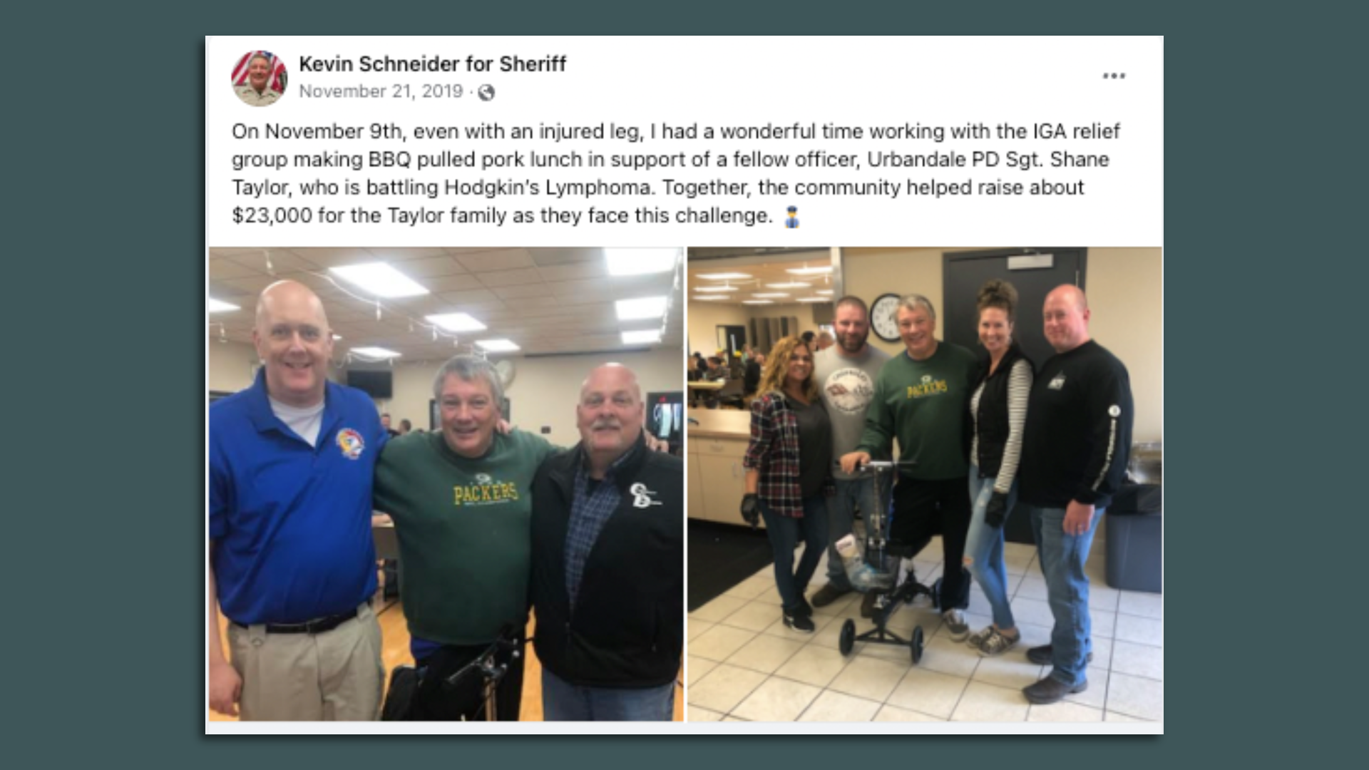 A screenshot of the Polk County Sheriff's facebook page.