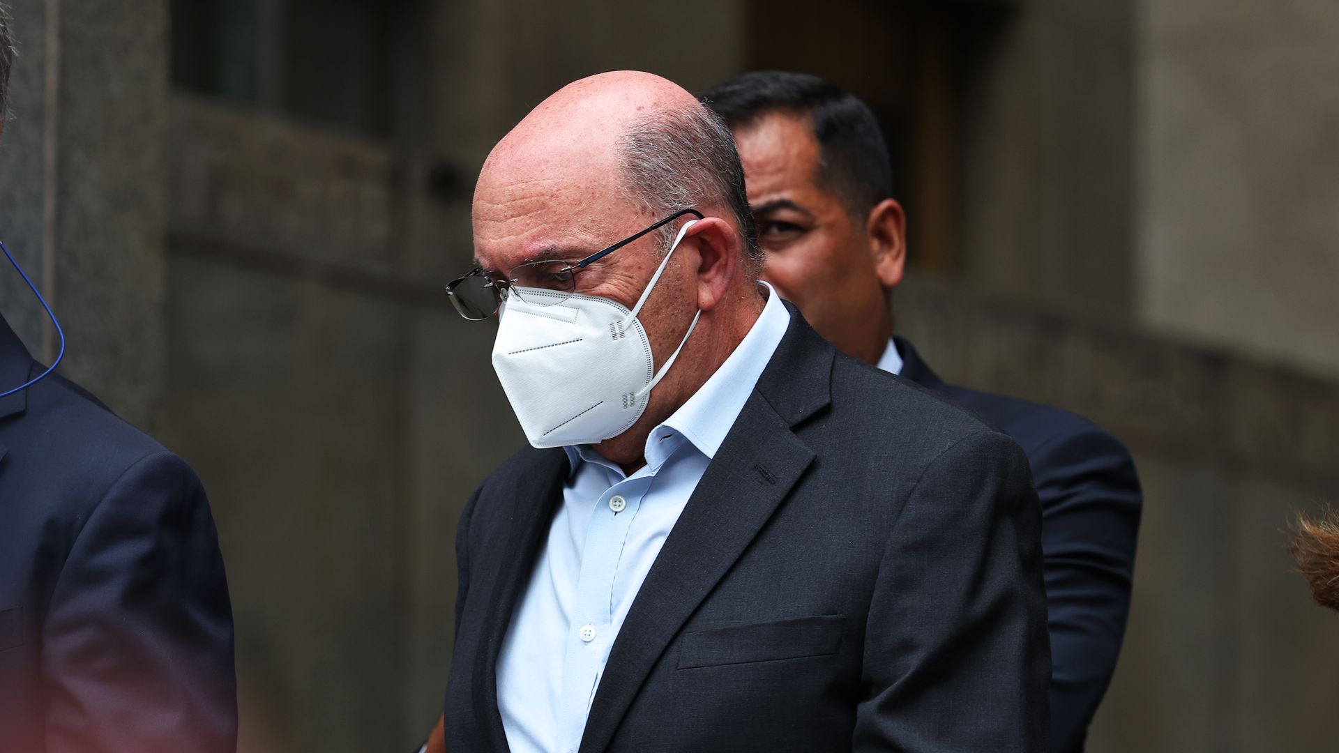 Allen Weisselberg, Trump Organization CFO, leaves Manhattan Criminal Court after his arraignment in State Supreme Court on July 01, 2021 in New York City.