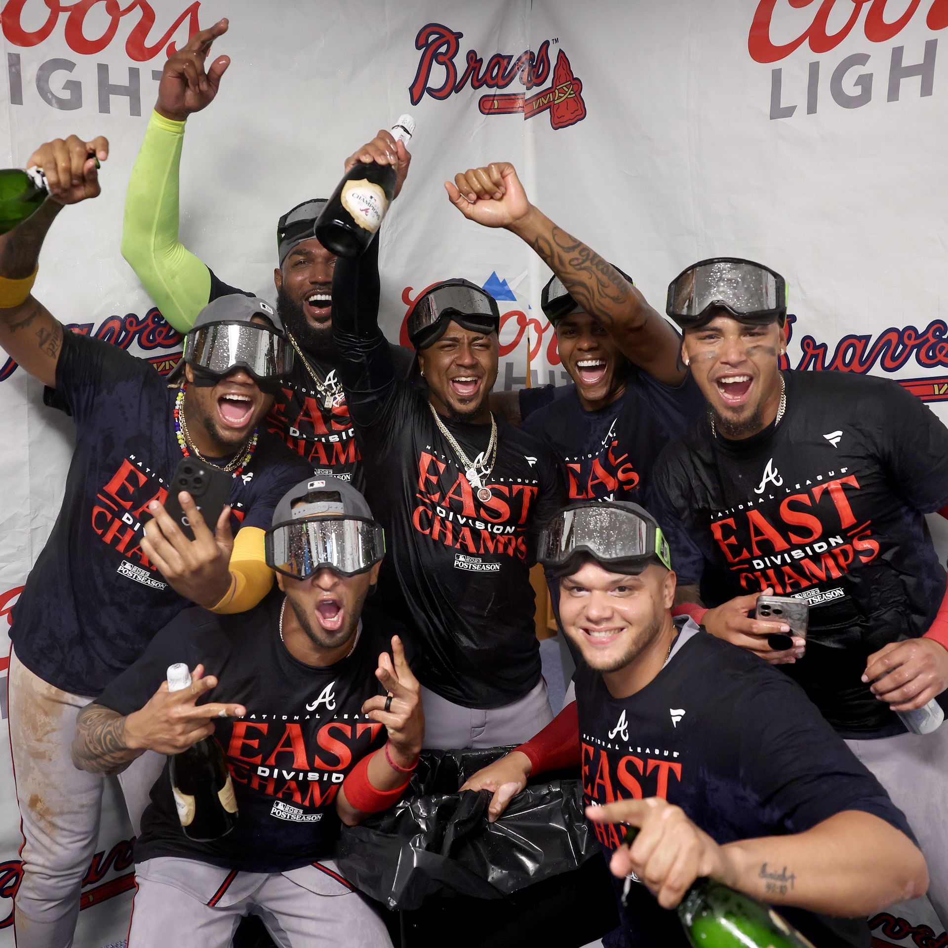 Braves clinch NL East title with 4-1 win over Phillies - The San Diego  Union-Tribune