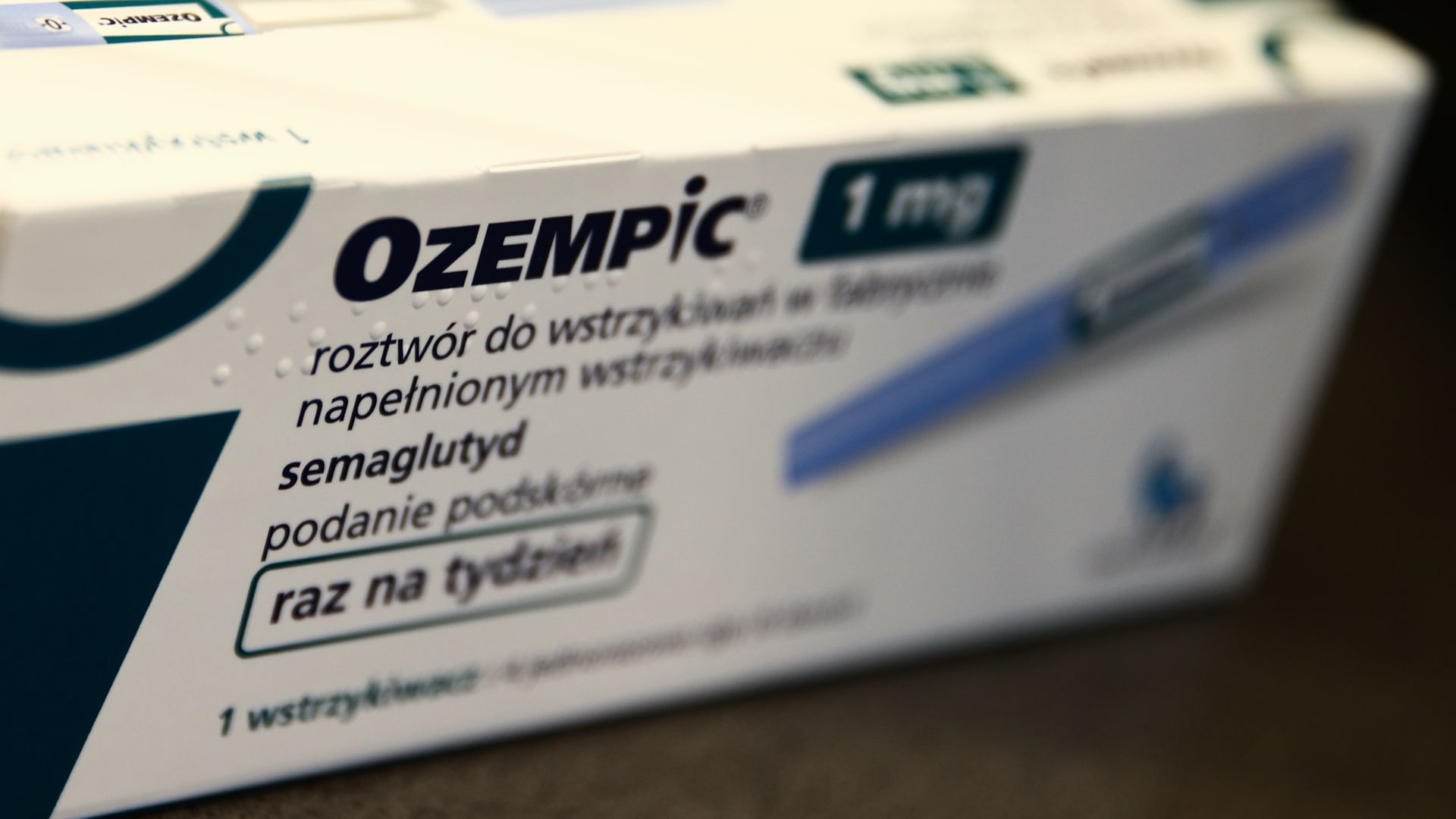 A drug treatment box stating Ozempic