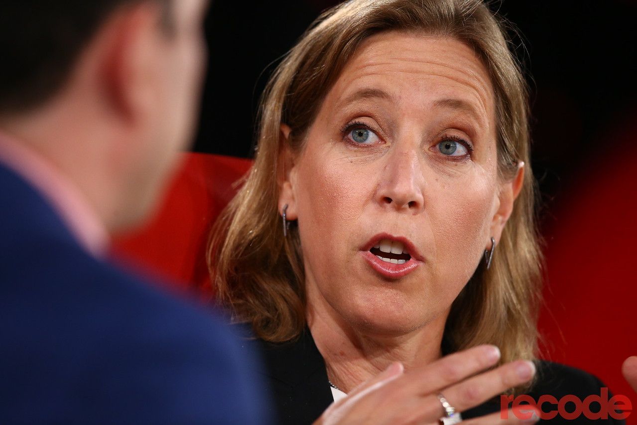 YouTube CEO Susan Wojcicki, speaking at Code Conference 2019