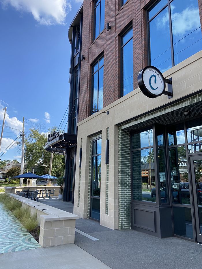 Catalina entrance off 7th Street. 