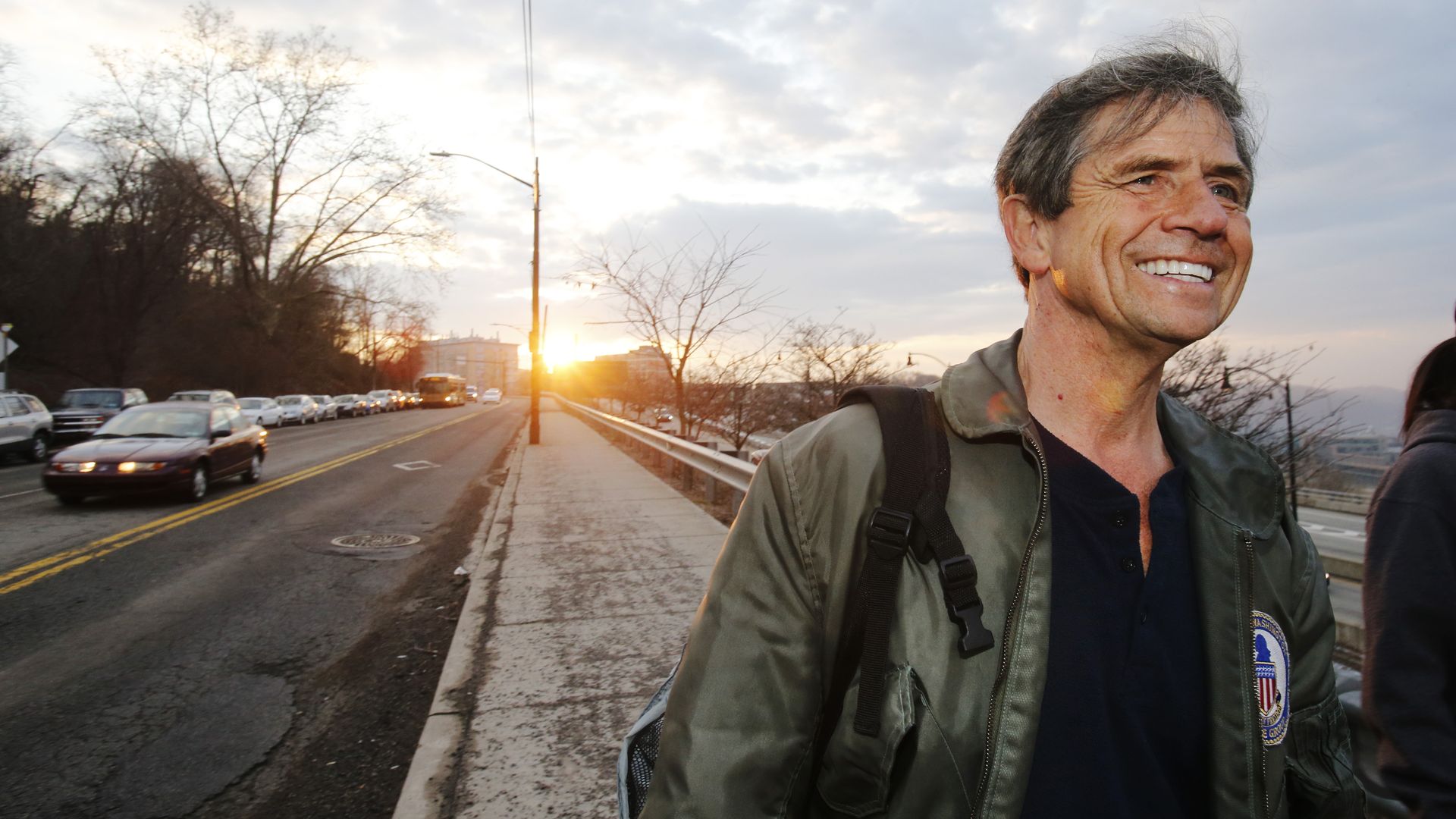 Former Navy Admiral Joe Sestak Rocks Blue Hair on the Campaign Trail - wide 5