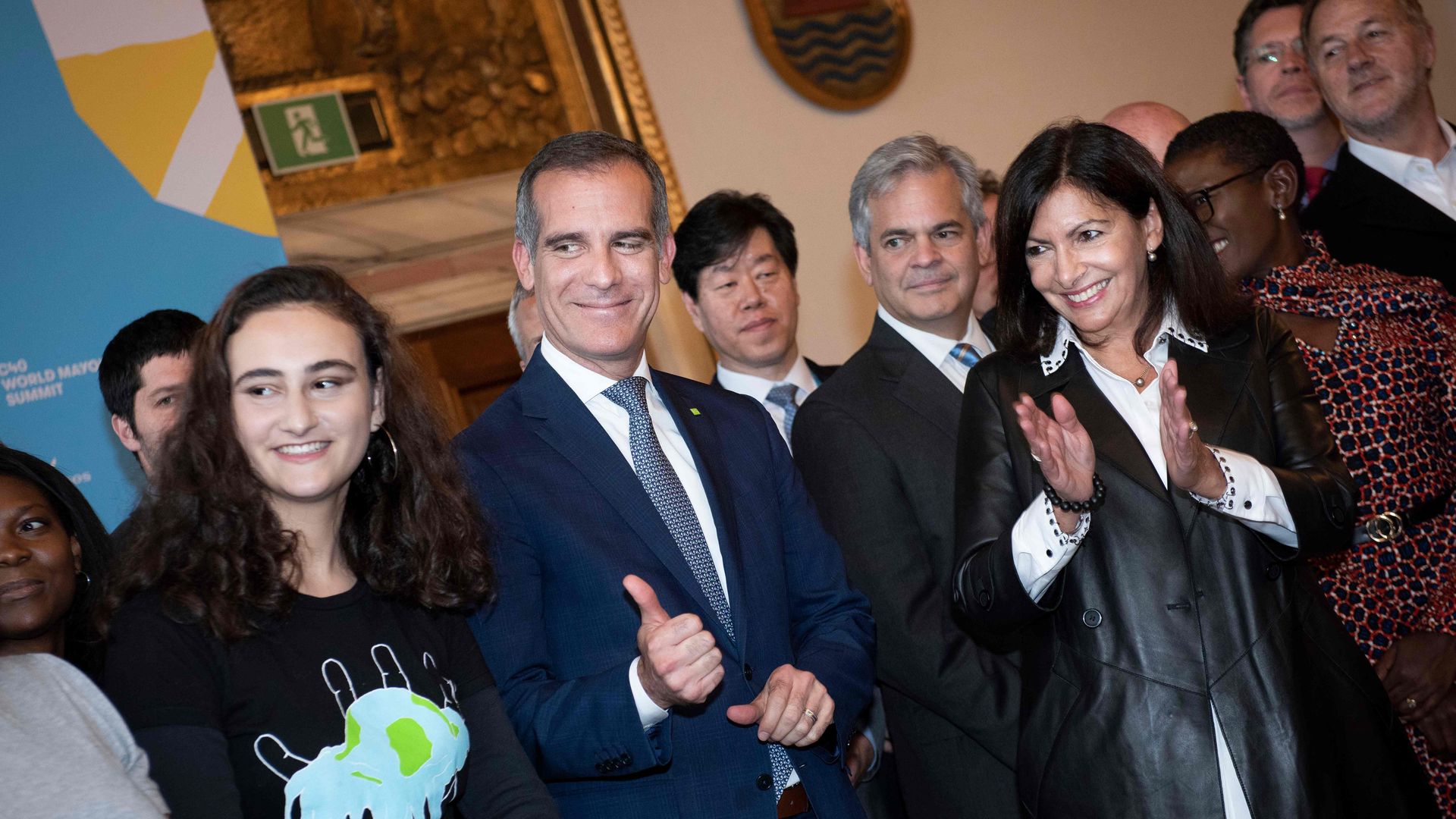 mayors meet at C40 Mayors Summit in Copenhagen