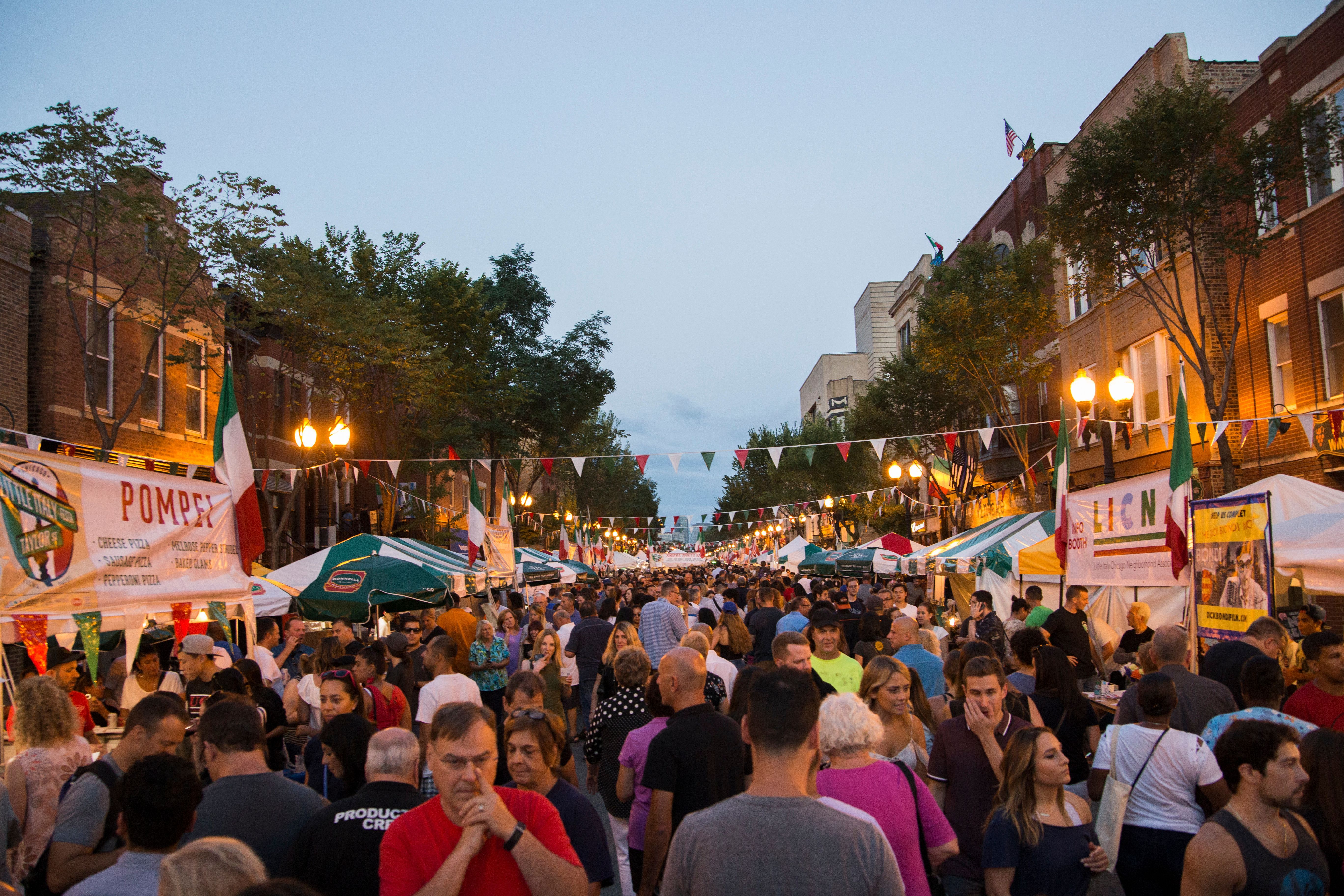 Photo of a street festival 