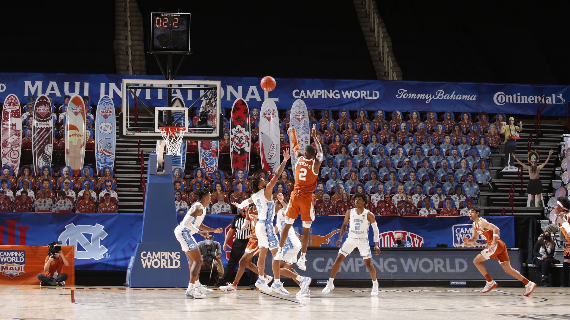 texas basketball game winner against unc