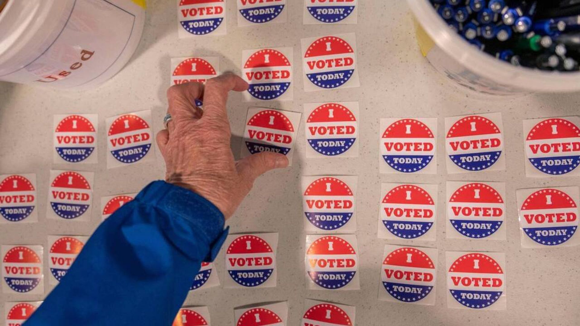 Missouri voters casted their ballot early at Union Station on Tuesday, Oct. 25, 2022, in Kansas City.