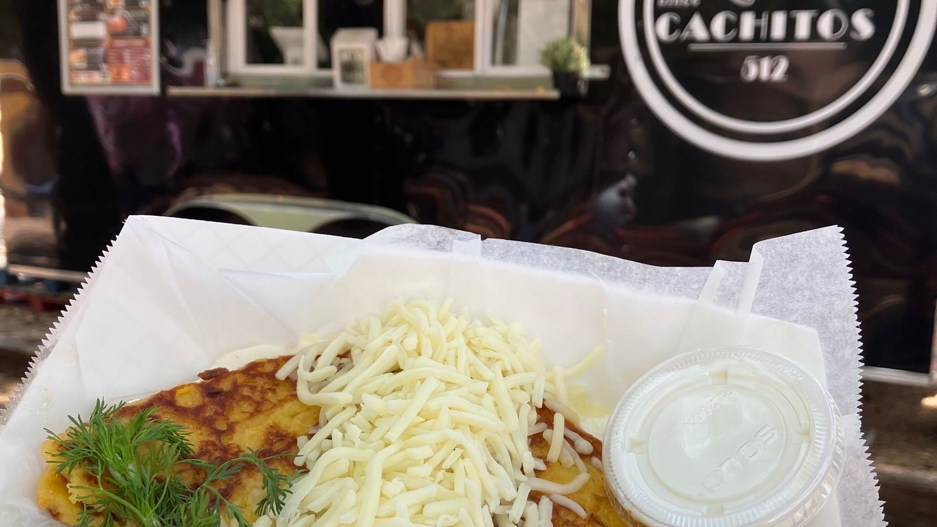 A cachapa from Cachitos