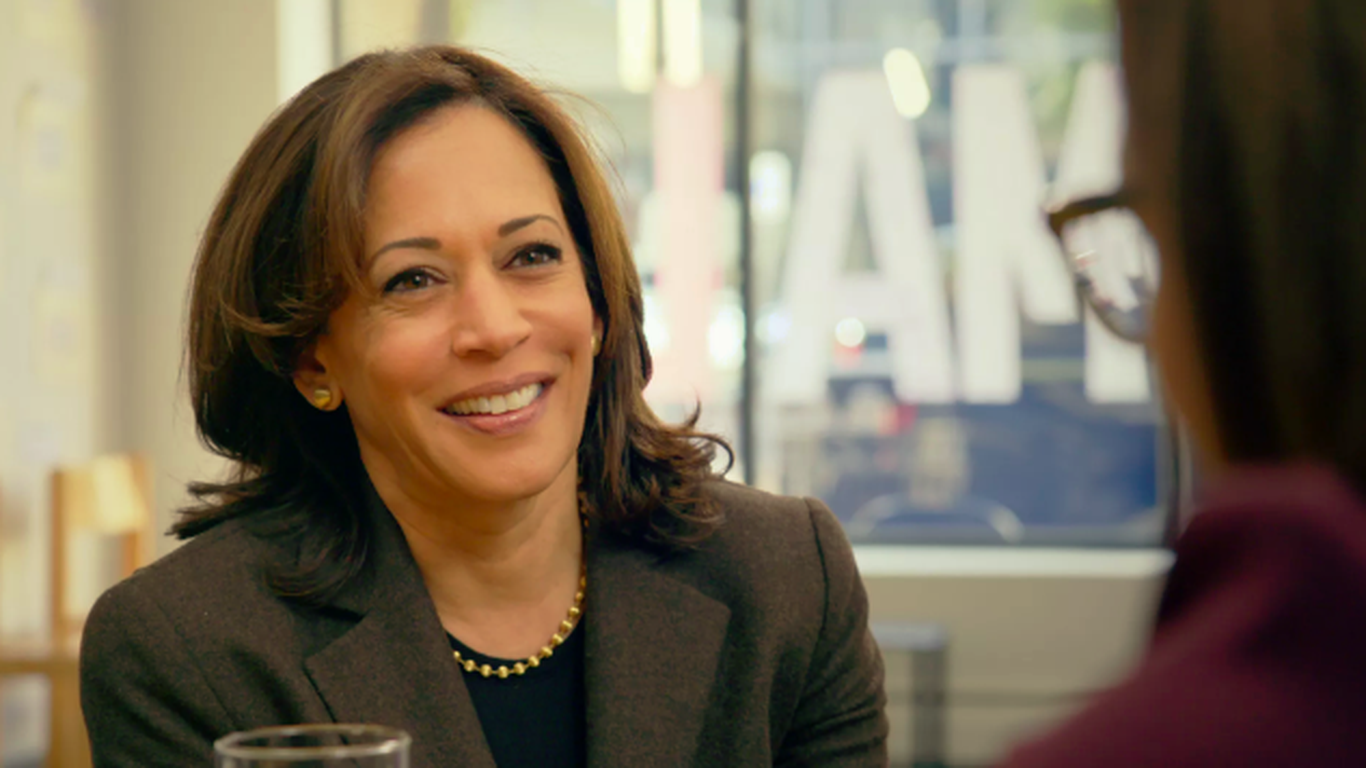 Kamala Harris "Of course" it's different to run for president as a