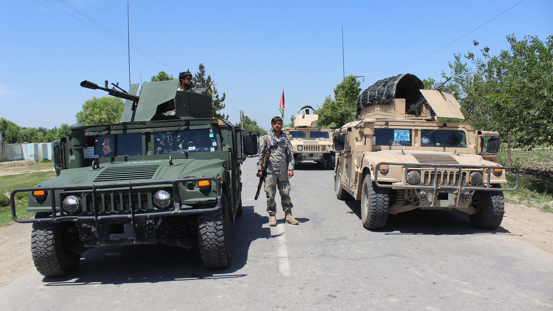 U.S. and Afghanistan troops in the city of Kunduz