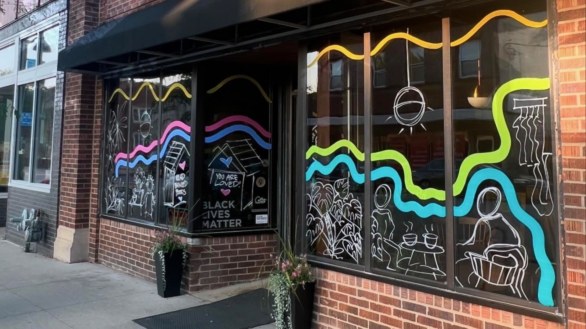 coffee storefront