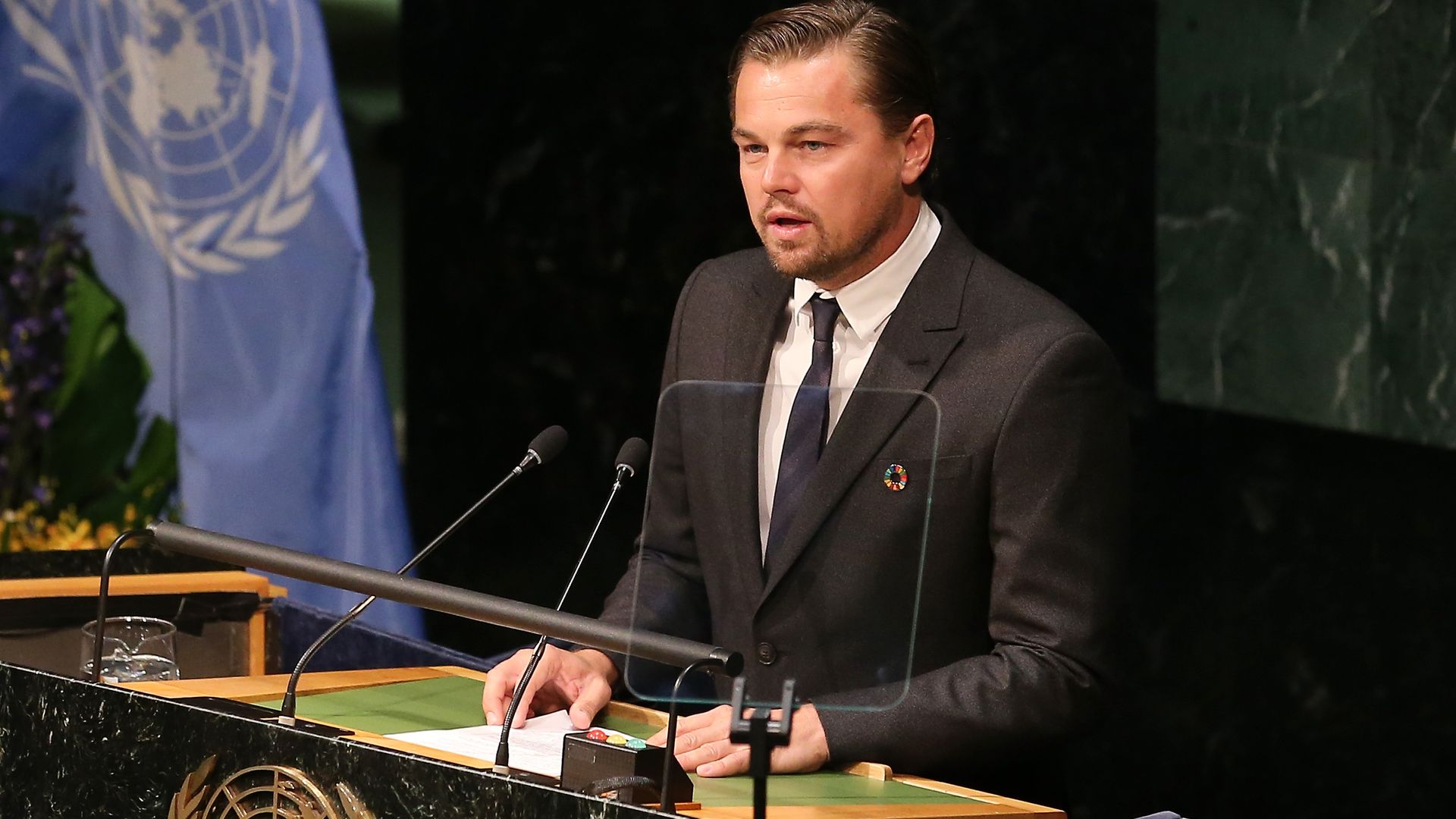Leo DiCaprio at UN