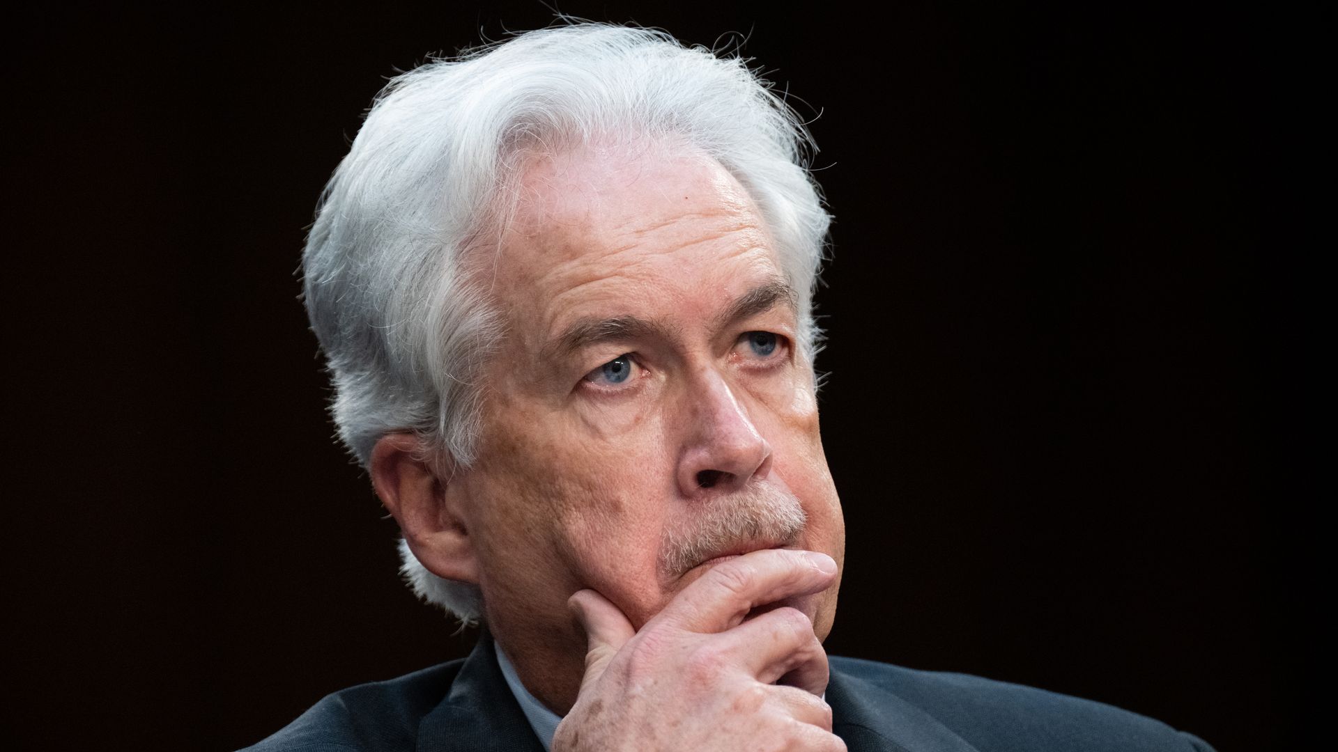 Facebook: ?utm_source=facebook&utm_medium=social&utm_campaign=   Central Intelligence Agency director William Burns testifies during the Senate Select Committee on Intelligence hearing on worldwide threats in the Hart Senate Office Building on Monday, March 11, 2024. 