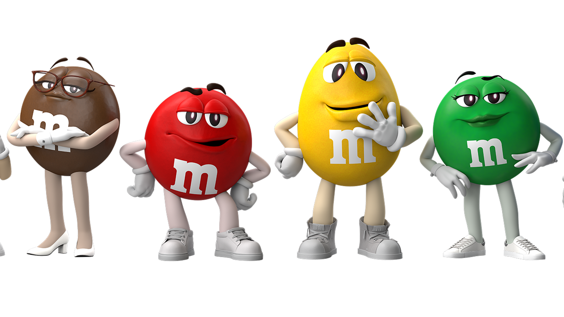 M&M's say goodbye to high heels