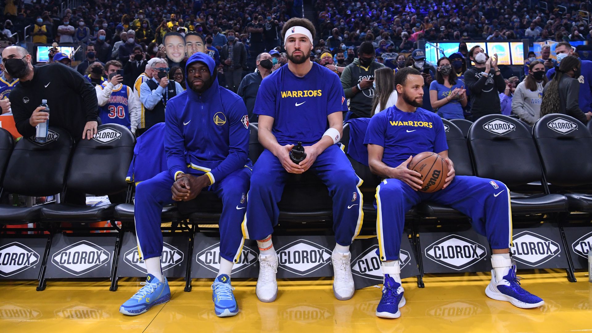 Draymond, Klay and Steph