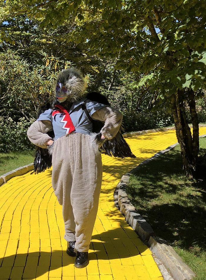 Autumn at Oz flying monkey