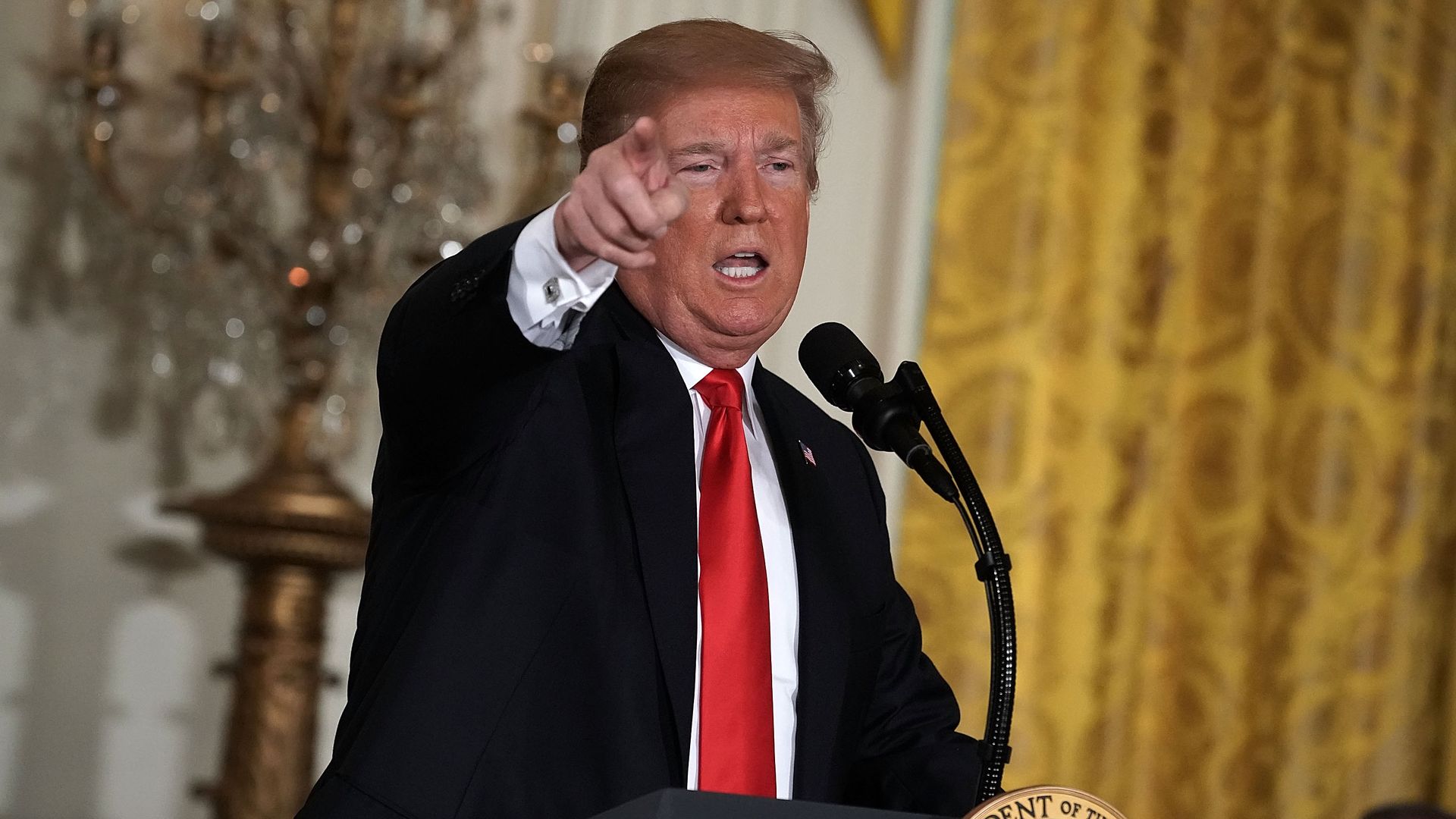 President Trump speaking 