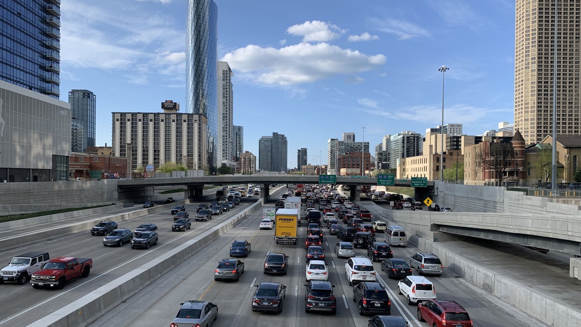 Kennedy Expressway construction to return for second phase - Axios Chicago