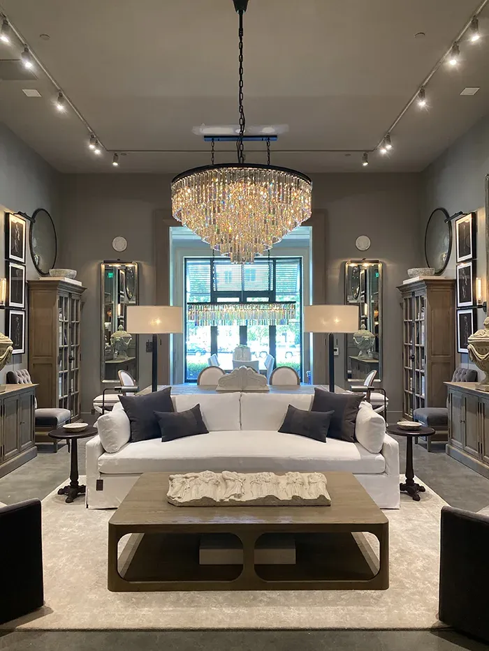 See inside Stunning RH Charlotte with rooftop restaurant and new