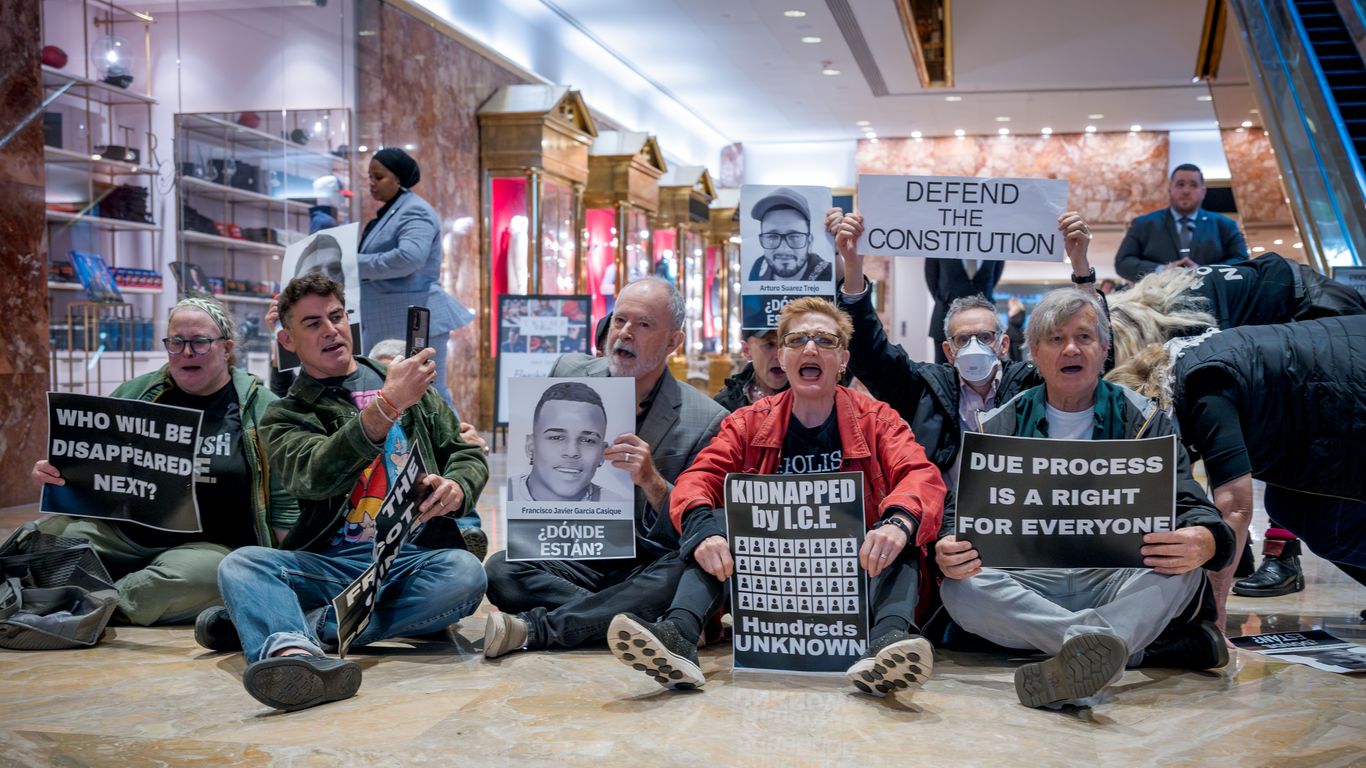 Over 20 arrested at Trump Tower rally as ICE protests spread across U.S.