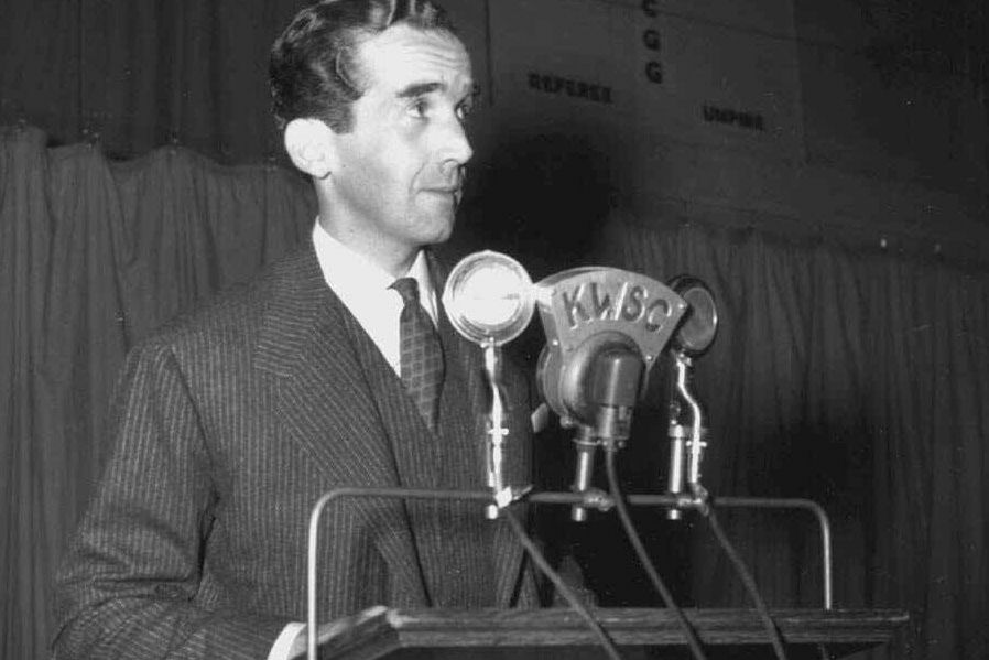 CBS News legend Edward R. Murrow. Photo: Washington State University/The Columbian via AP