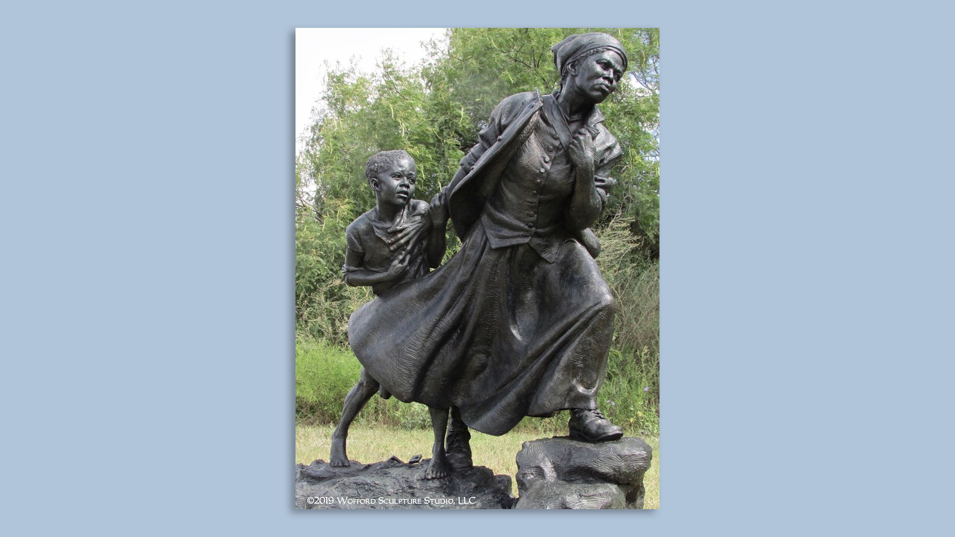 A statue of Harriet Tubman