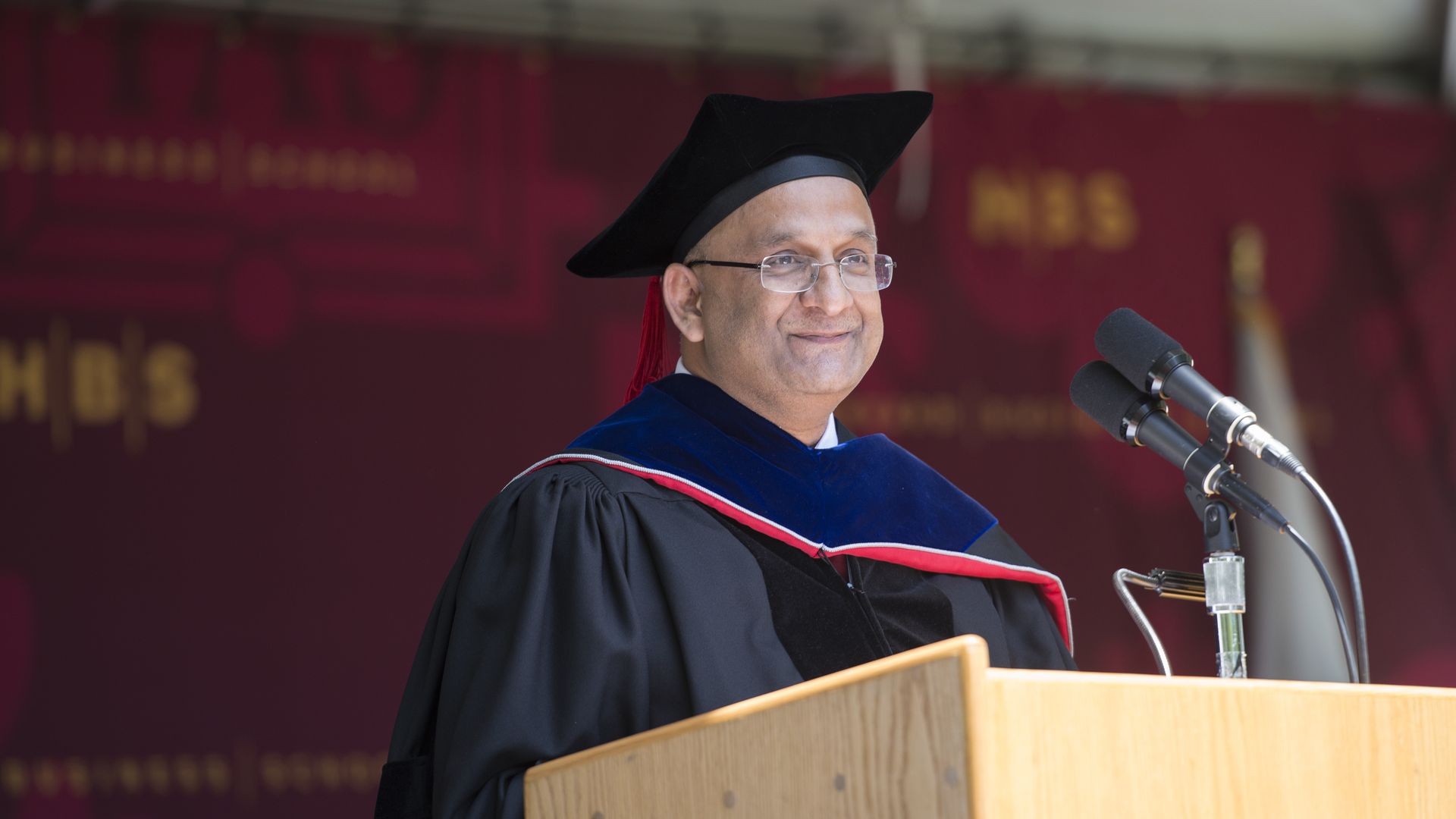 Former Harvard Business School Dean Nitin Nohri.