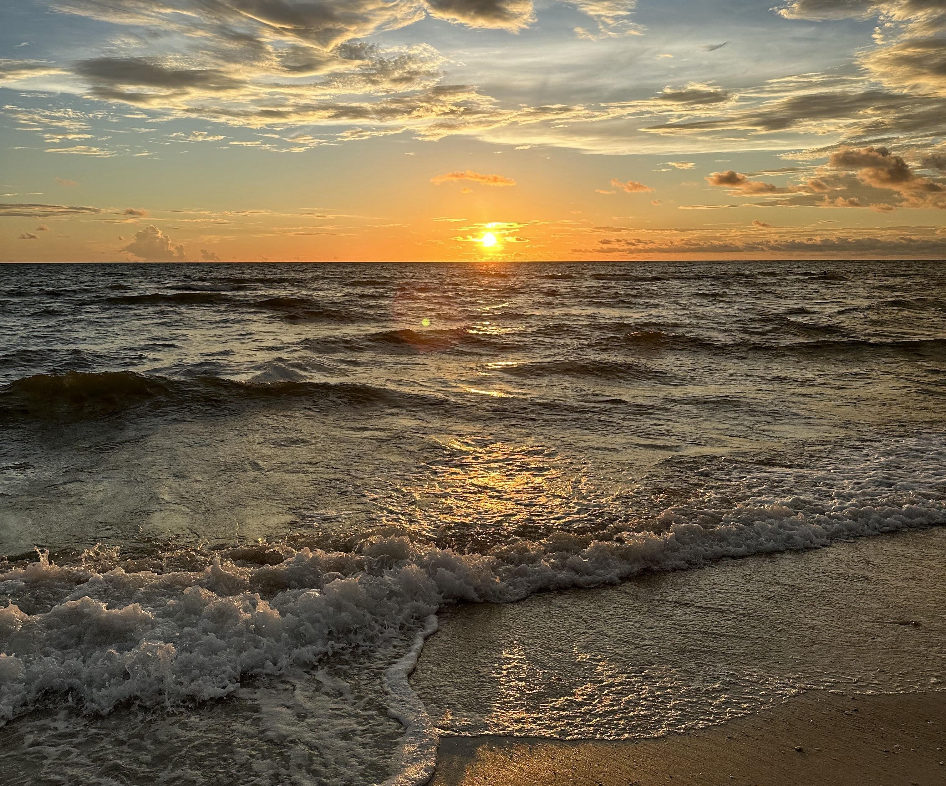 Sunset at Pelican Bay, Naples.