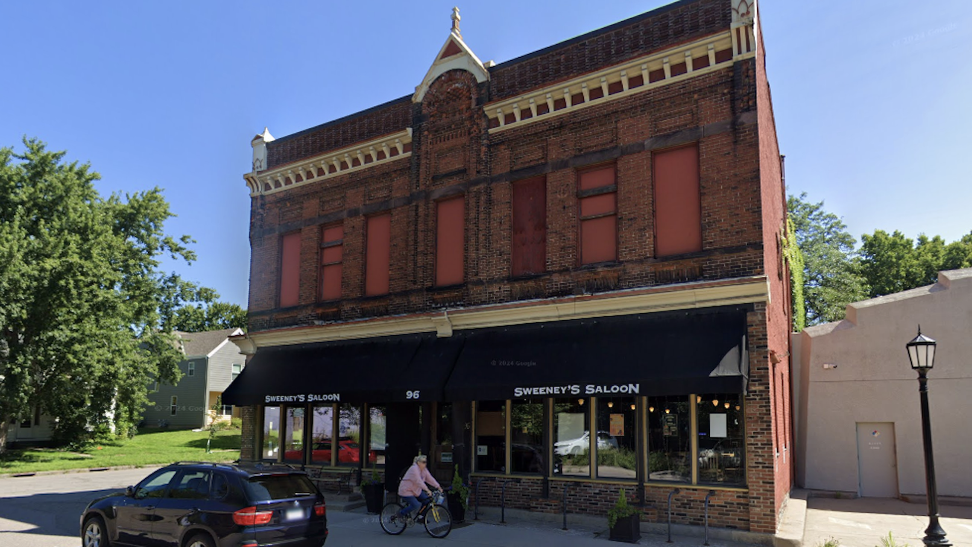 The outside of Sweeney's Saloon 