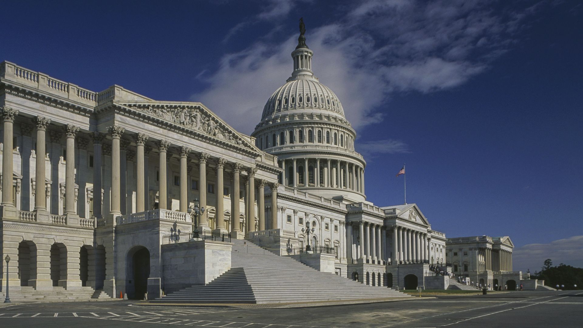 Side angle of capitol hill