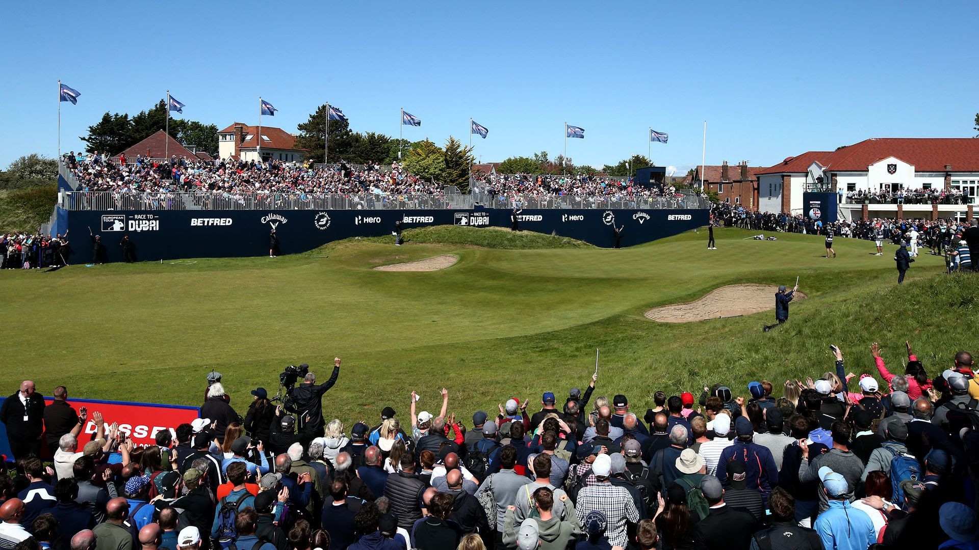 Spectators gathered at the 2019 British Masters