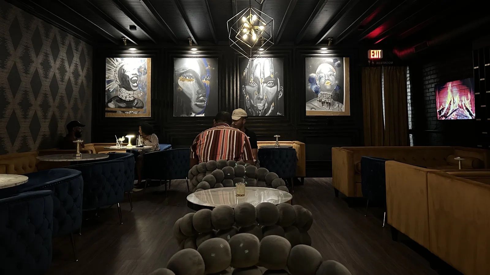 inside cocktail lounge