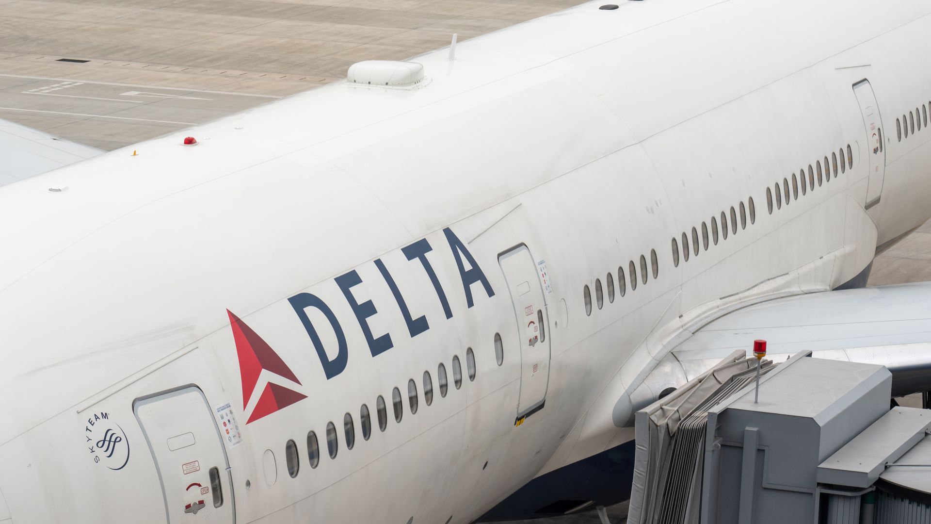 A Delta flight