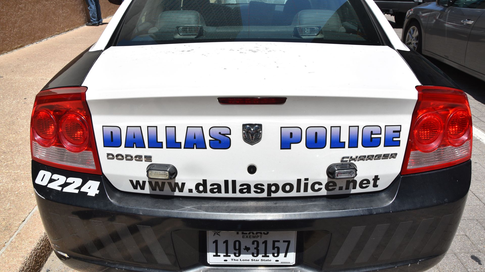 Dallas police patrol car