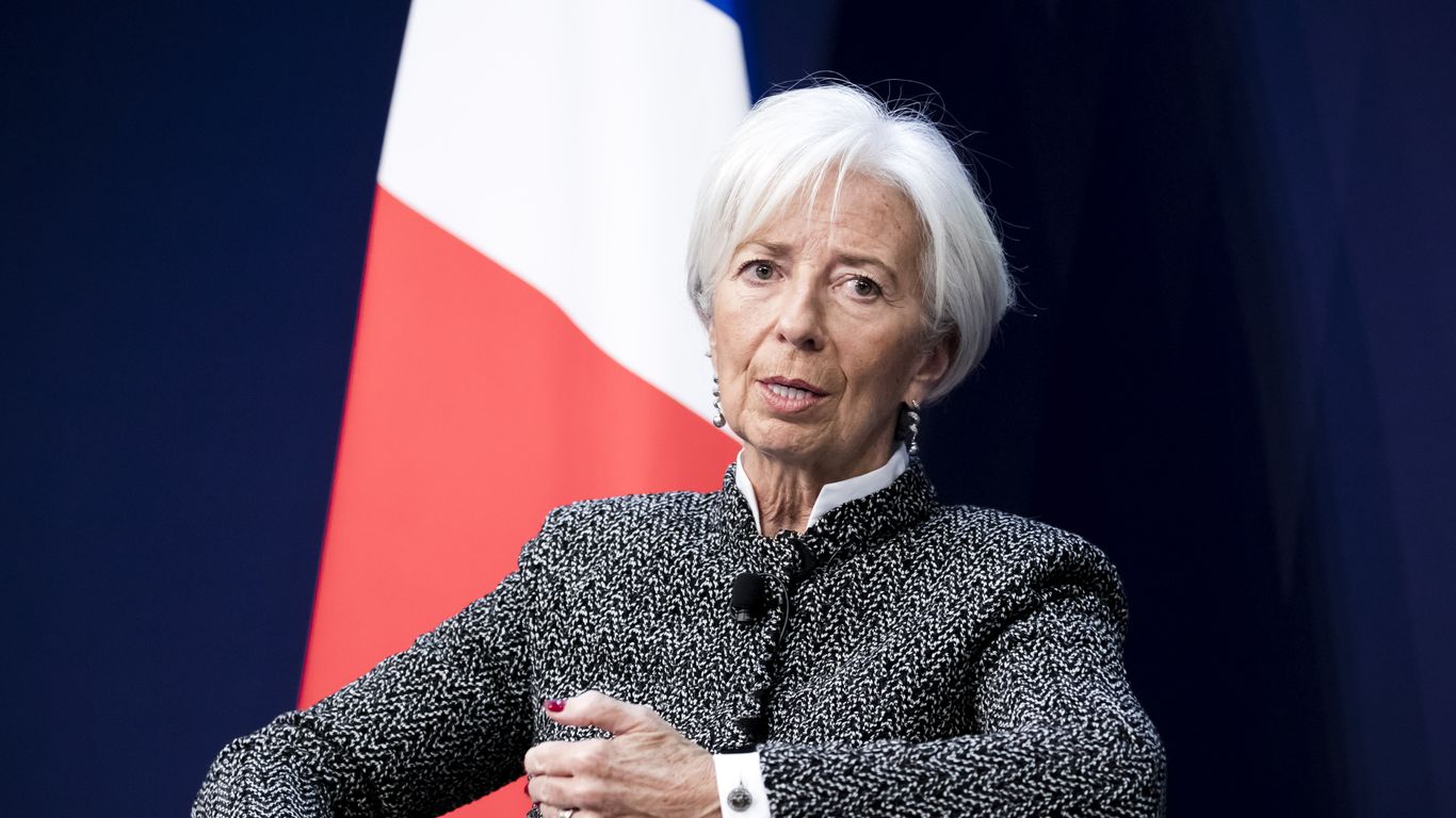 Bitcoin prices spiked on Lagarde's comments. 