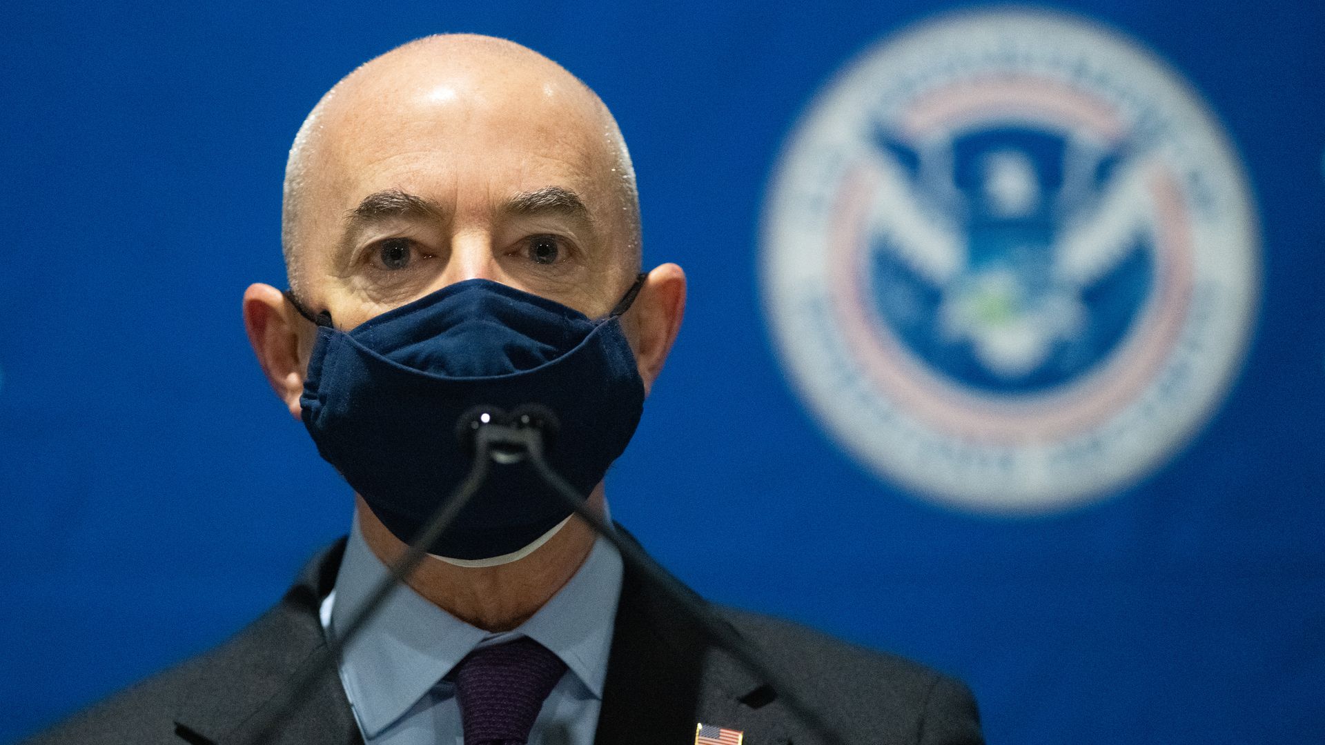 U.S. Secretary of Homeland Security Alejandro Mayorkas.