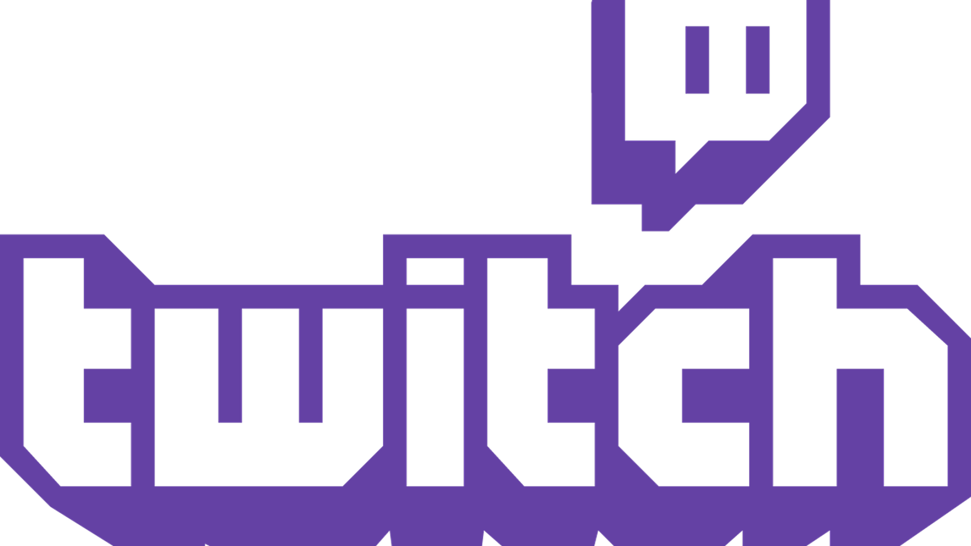 The logo for Twitch, the Amazon-owned video service widely used for streaming video games