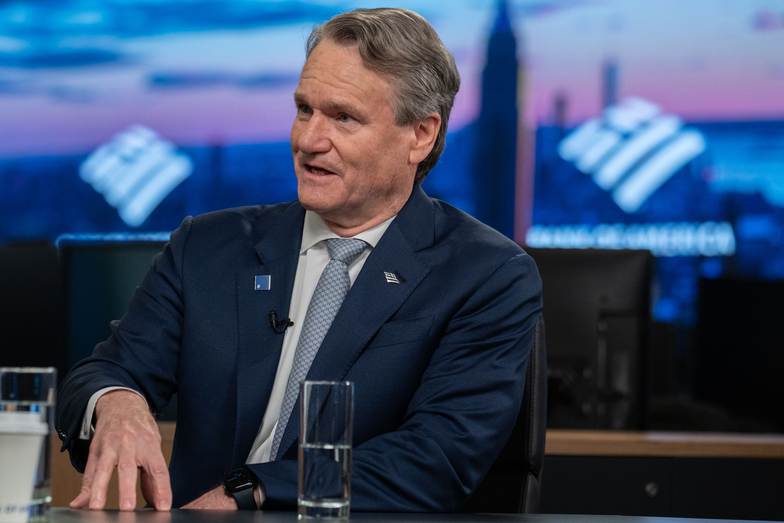 Brian Moynihan, chief executive officer of Bank of America Corp., during a Bloomberg Television .