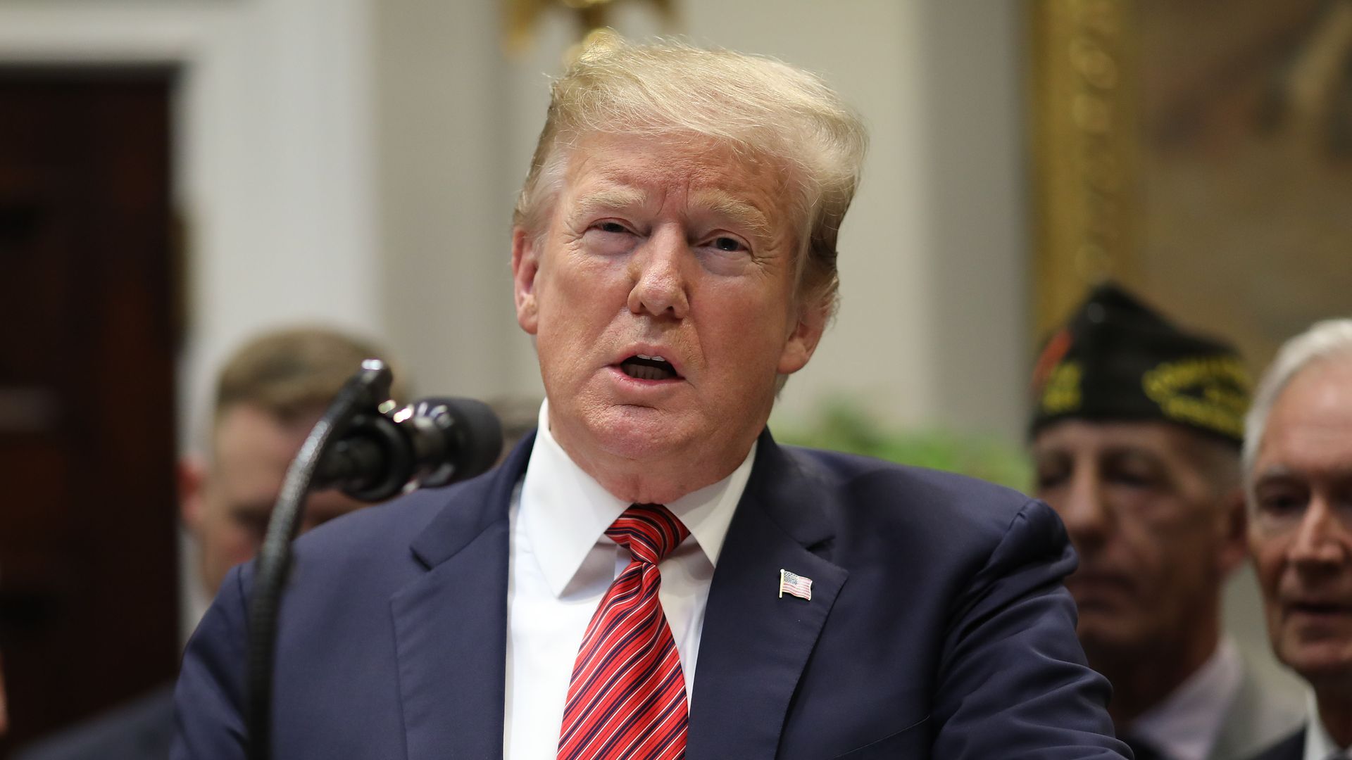  President Donald Trump described veteran suicide as a tragedy of staggering proportions.