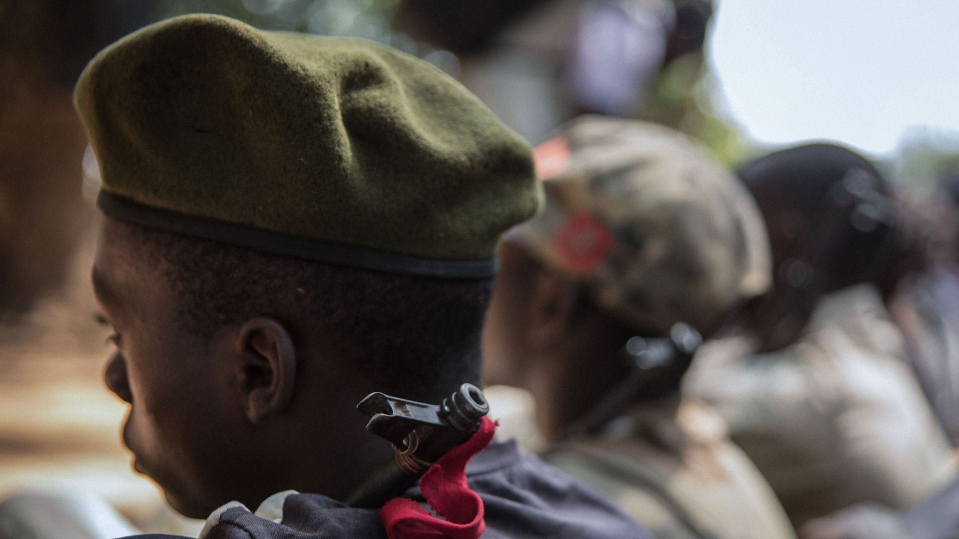 Child soldiers in South Sudan.