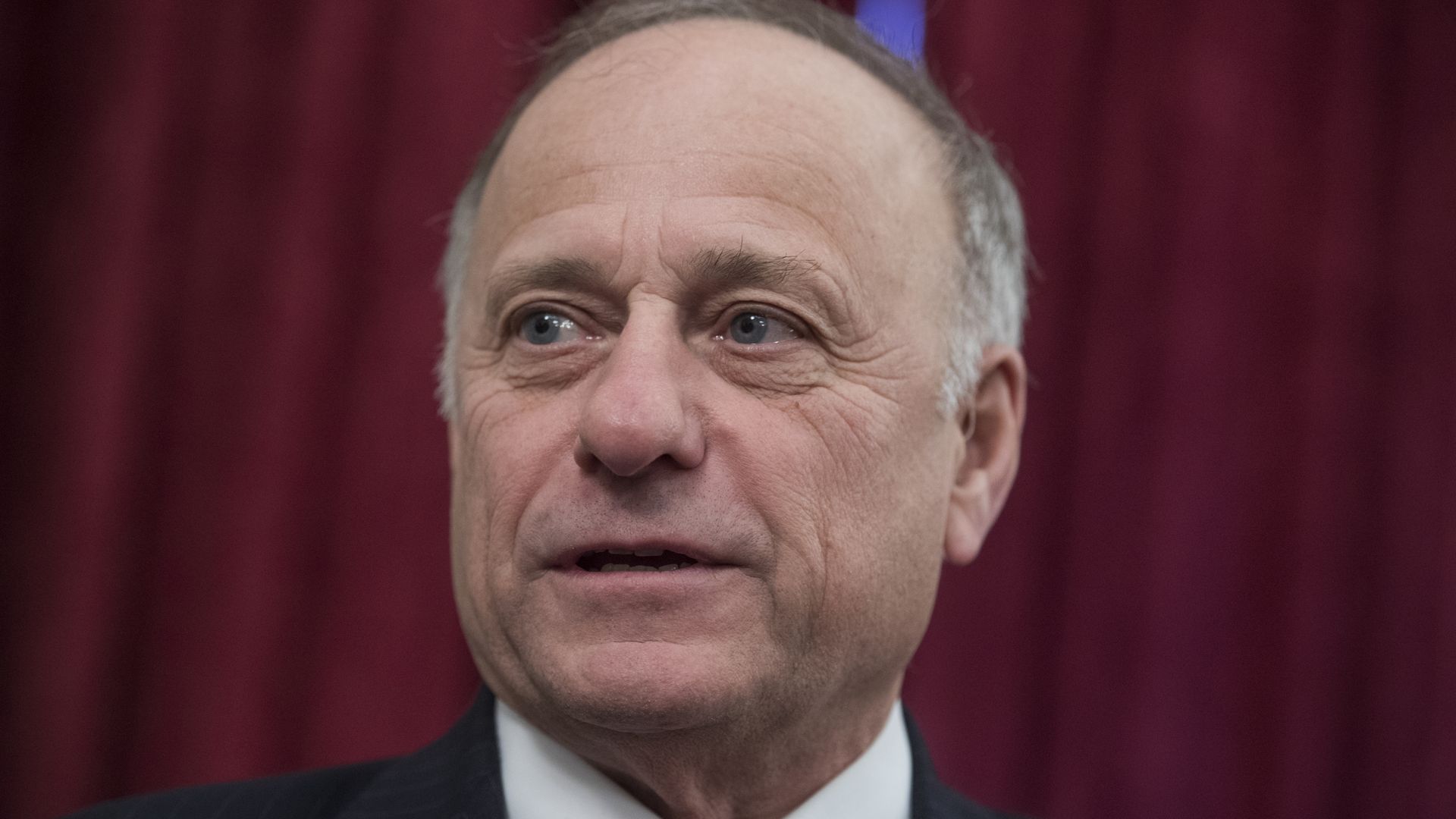 Rep. Steve King, R-Iowa, attends a rally for Iowans.