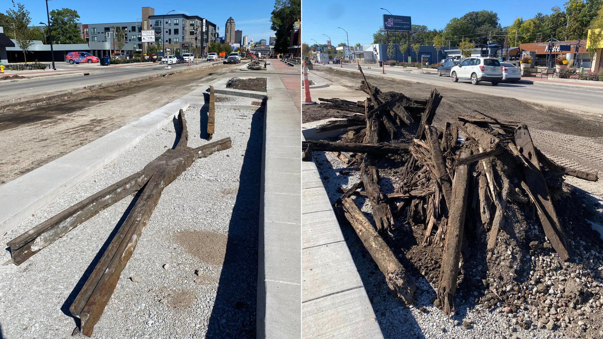 Trolley rails — Ingersoll