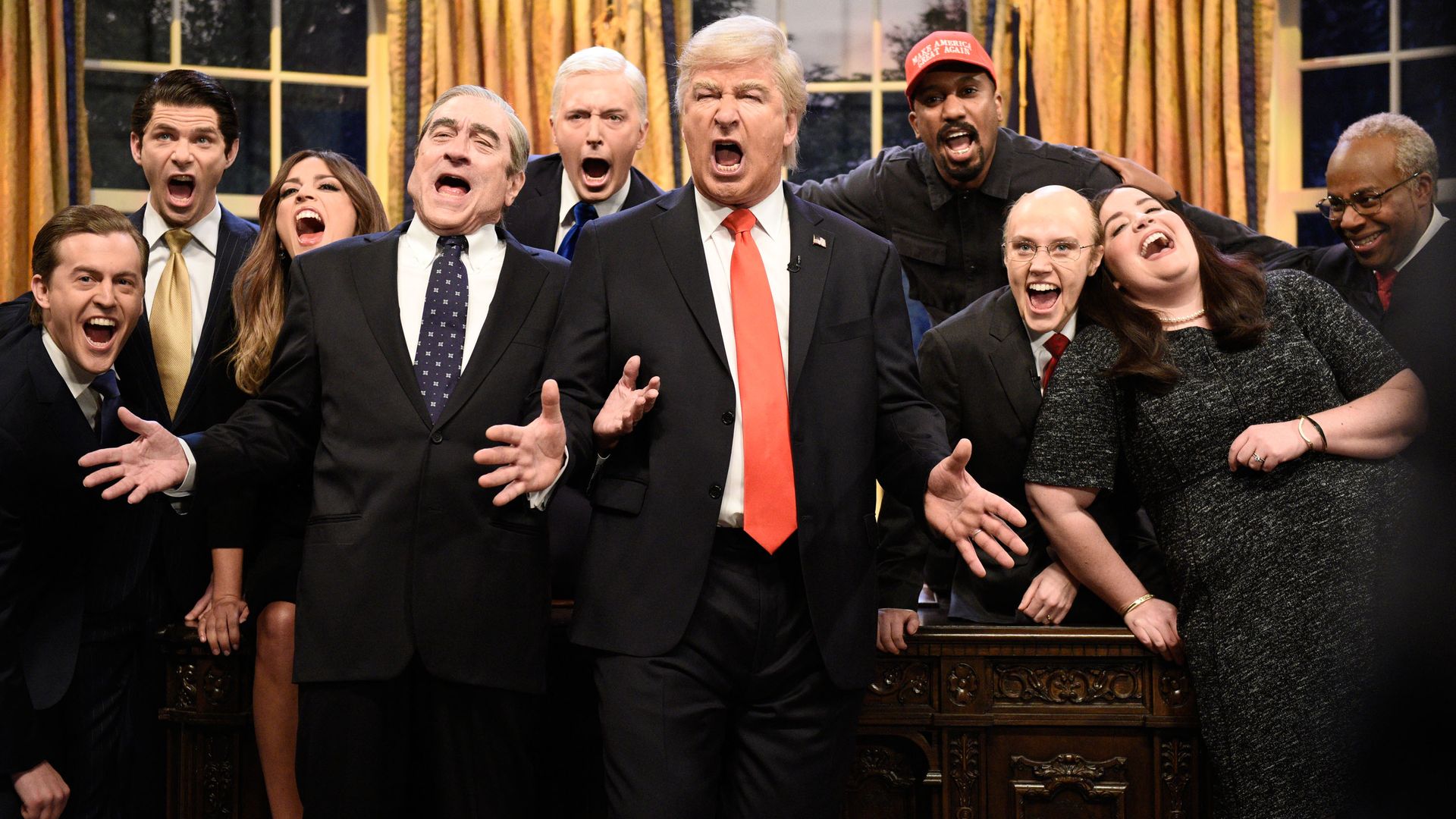 The "SNL" season finale cold open.