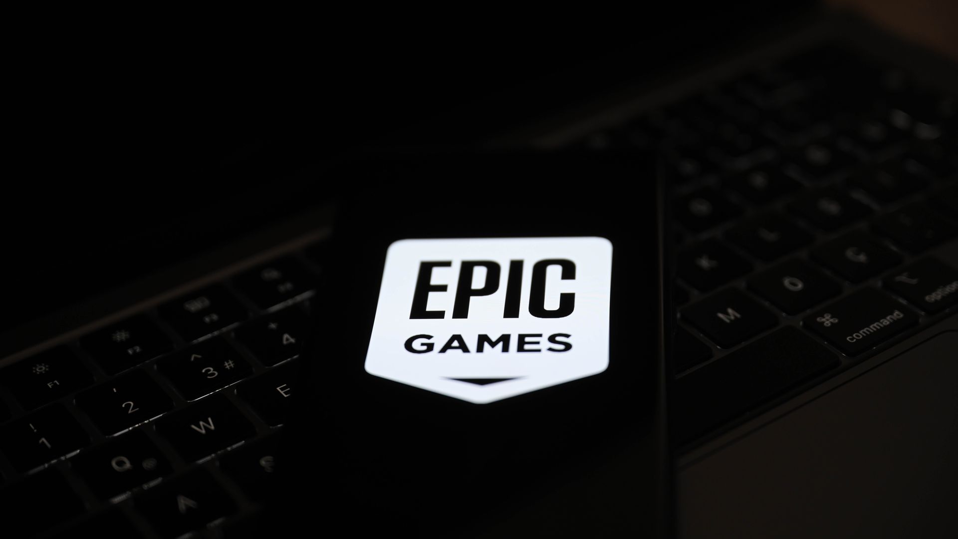 ANKARA, TURKIYE - AUGUST 5: In this photo illustration, the Epic Games Store logo is displayed on a screen in Ankara, Turkiye, on August 5, 2025. (Photo by Harun Ozalp/Anadolu via Getty Images)
