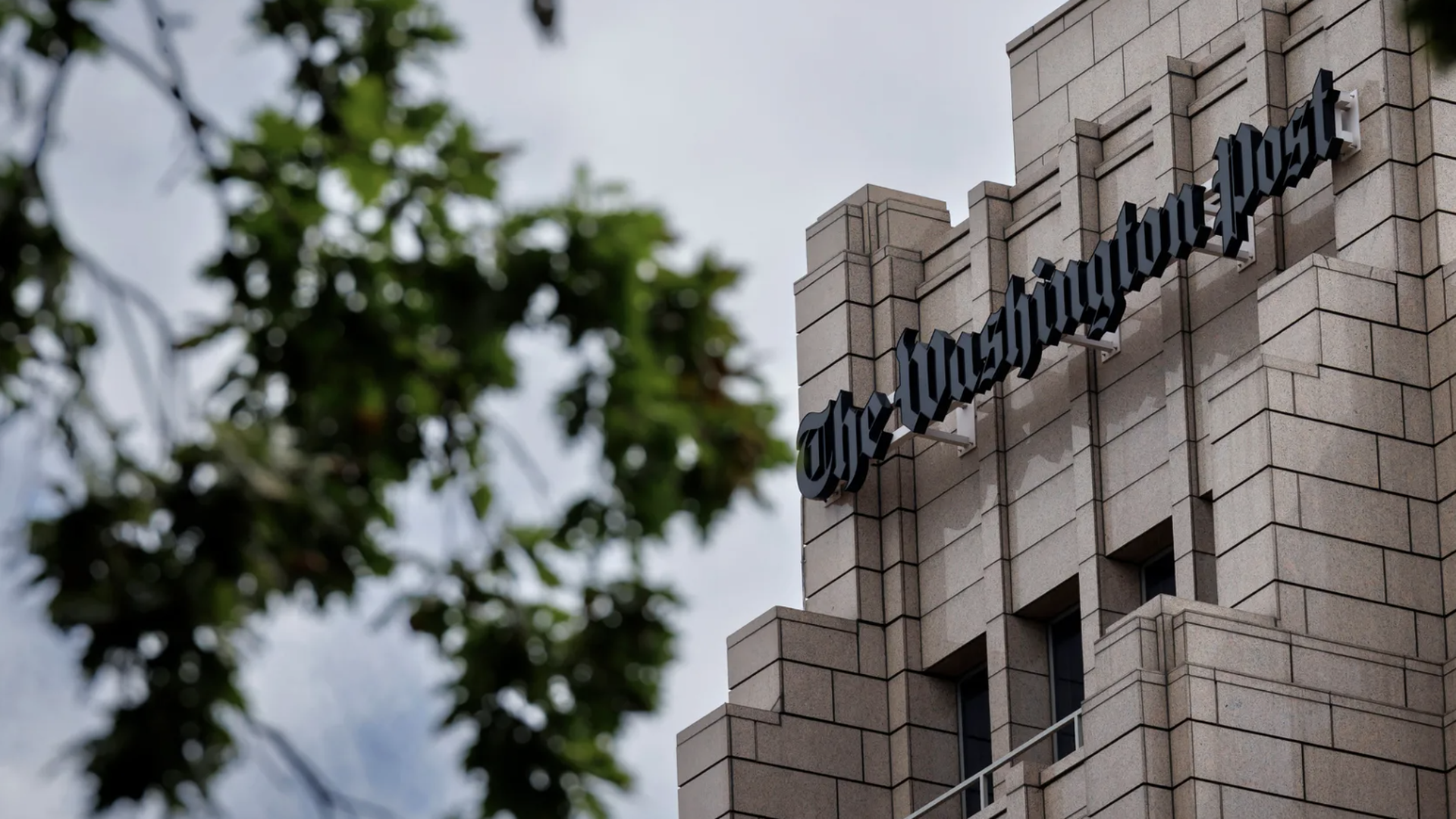 The Washington Post office in Washington, DC, on June 27. Photo: Ting Shen/Bloomberg via Getty Images