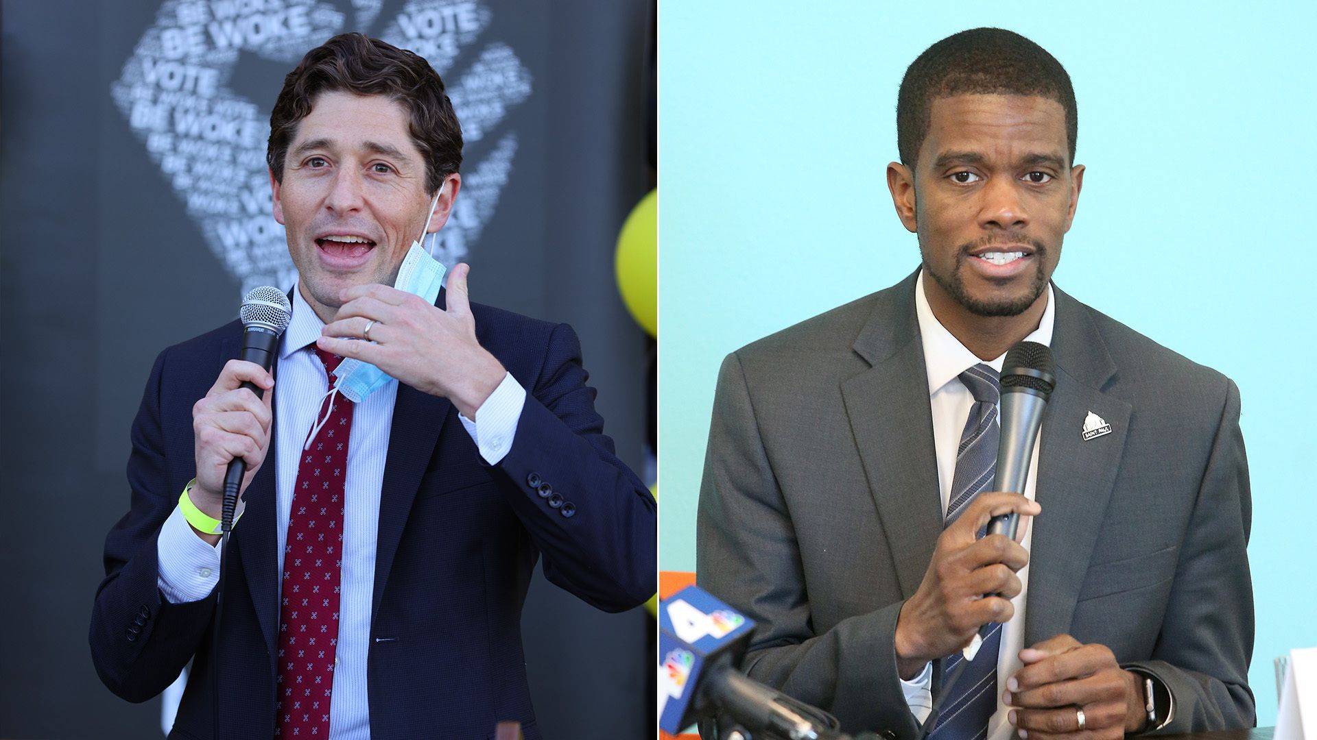 mayor jacob frey and mayor melvin carter