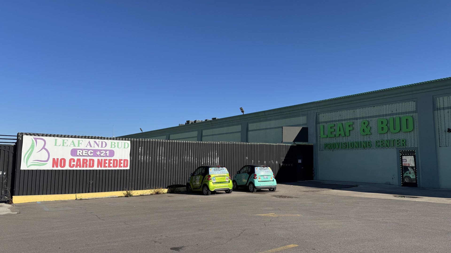 The storefront of Leaf & Bud