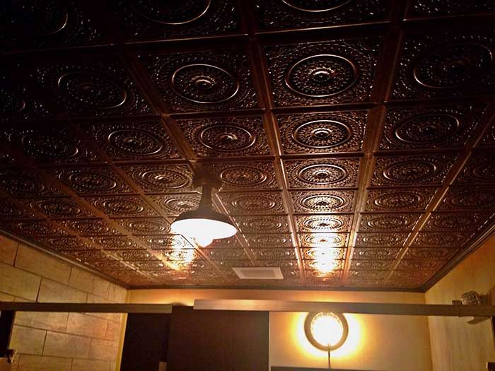 nan and byrons restroom ceiling