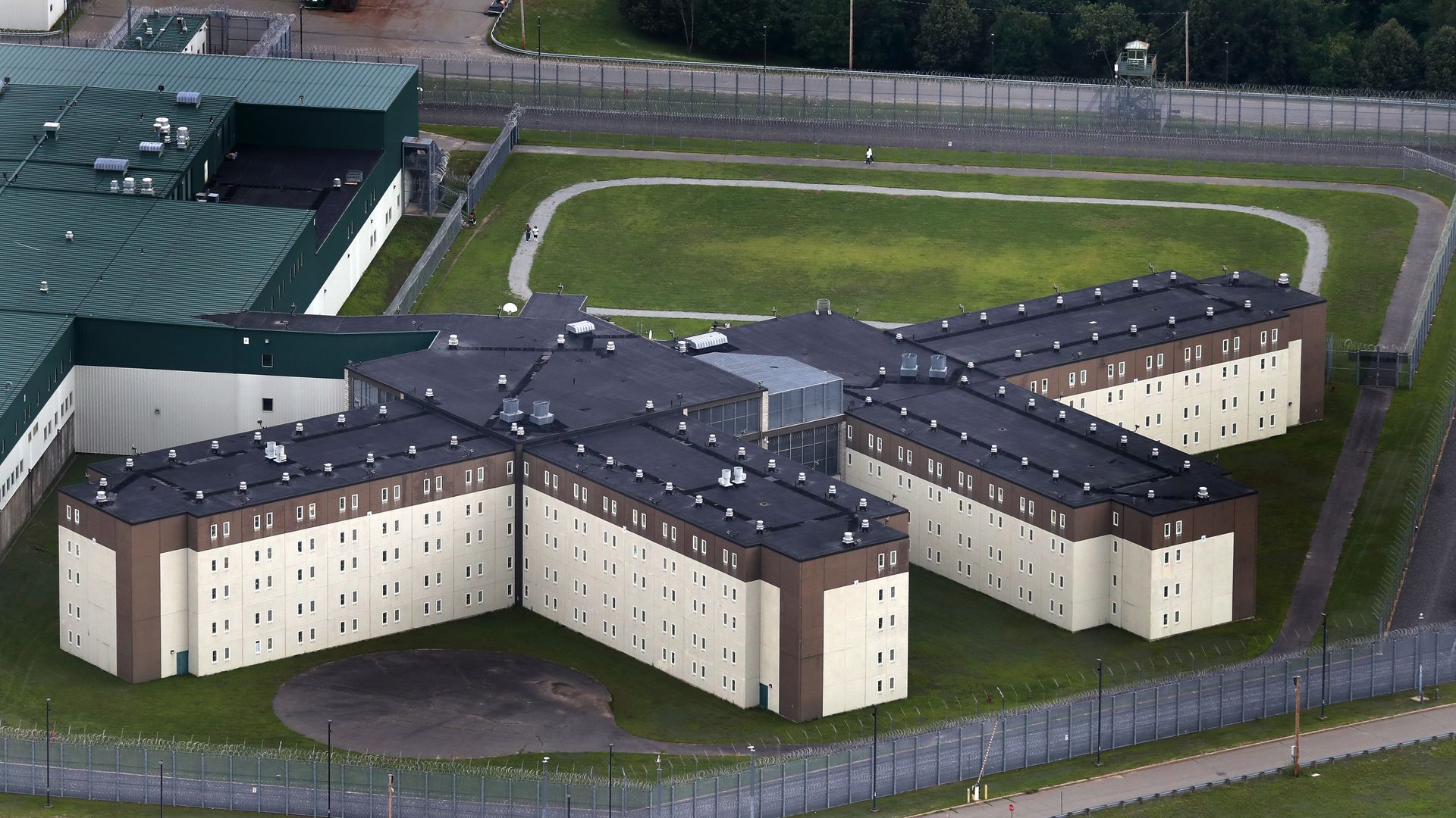 An aerial view of the Souza-Baranowski Correctional Center in Lancaster.